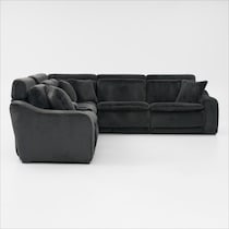 luca reclining blue sectional   