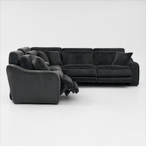 luca reclining blue sectional   
