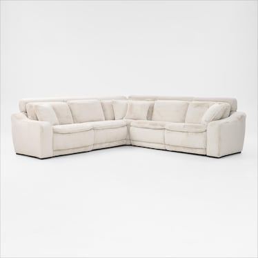 Luca Dual-Power 5-Piece Reclining Sectional