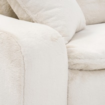 luca reclining white sectional   