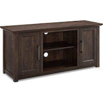 lucas dark brown tv stand   