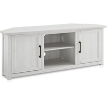 lucas white tv stand   