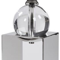 lucian glass candleholders   
