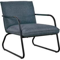lucille gray accent chair   