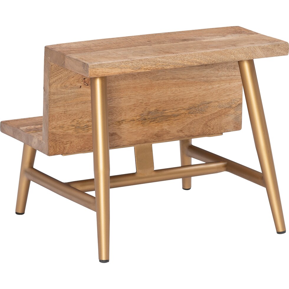 lucy gold bed steps   