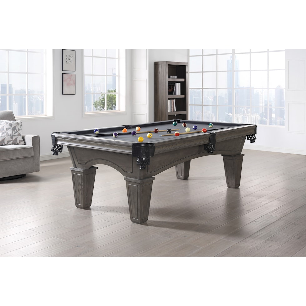 ludlow gray gaming table   