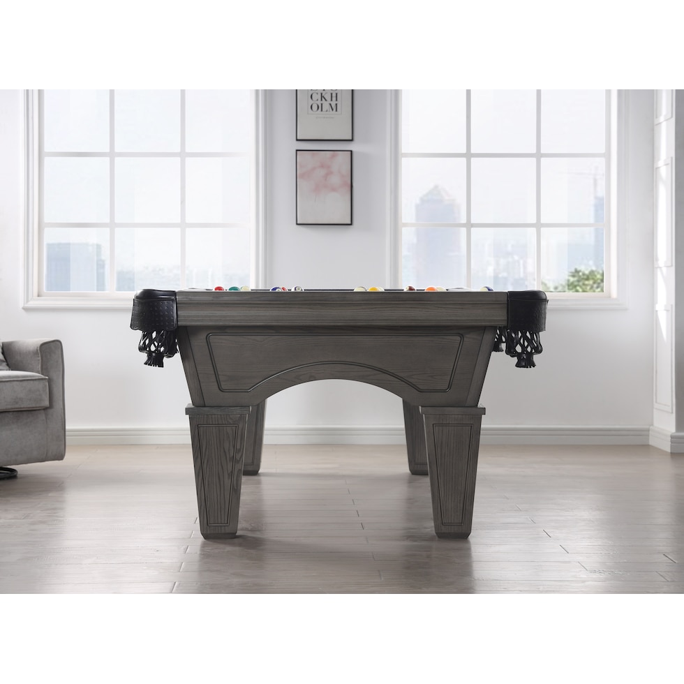 ludlow gray gaming table   