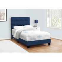 luella blue twin bed   