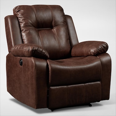 Luka Power Recliner - Walnut