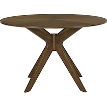 lulu dark brown dining table   