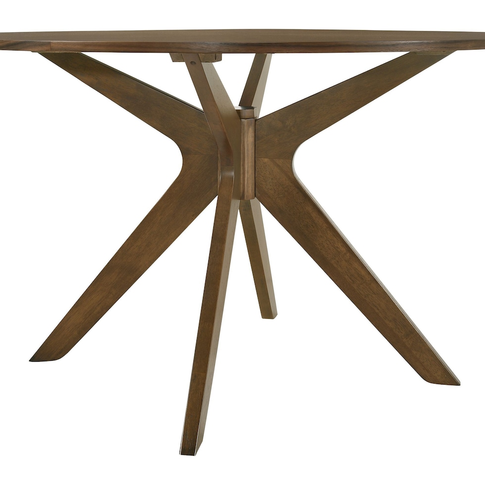 lulu dark brown dining table   