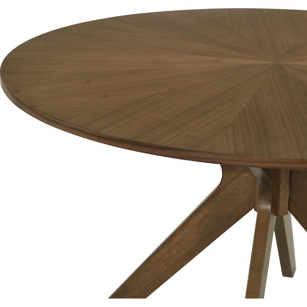 lulu dark brown dining table   