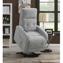 luna gray recliner   