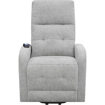 luna gray recliner   