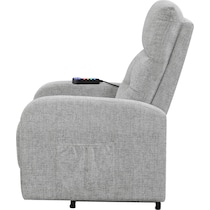 luna gray recliner   