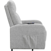 luna gray recliner   