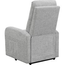 luna gray recliner   