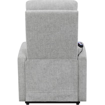 luna gray recliner   