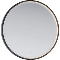 luna silver wall mirror   