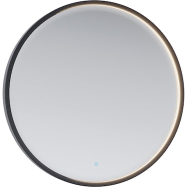 Luna Illuminated Round Wall Mirror