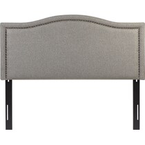 lupita gray queen headboard   