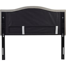 lupita gray queen headboard   