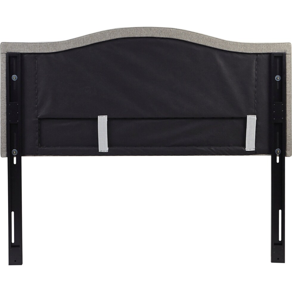 lupita gray queen headboard   