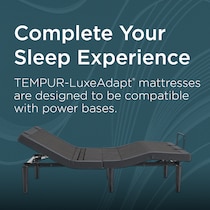 luxe adapt  white california king mattress   