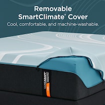 luxe adapt  white california king mattress   