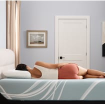 luxe adapt  white california king mattress   