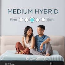 luxe adapt  white california king mattress   