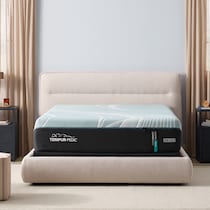 luxe adapt  white california king mattress   