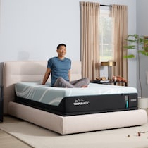 luxe adapt  white california king mattress   
