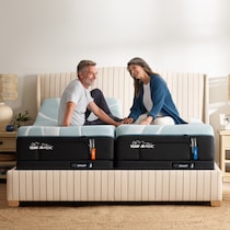 luxe adapt  white california king mattress   