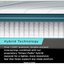 luxe adapt  white california king mattress   