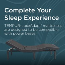 luxe adapt  white king mattress   