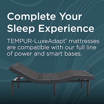 luxe adapt  white king mattress   