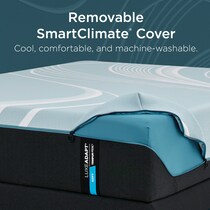 luxe adapt  white queen mattress   