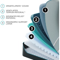 luxe adapt  white queen mattress   