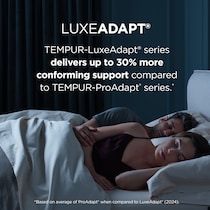 luxe adapt  white queen mattress   