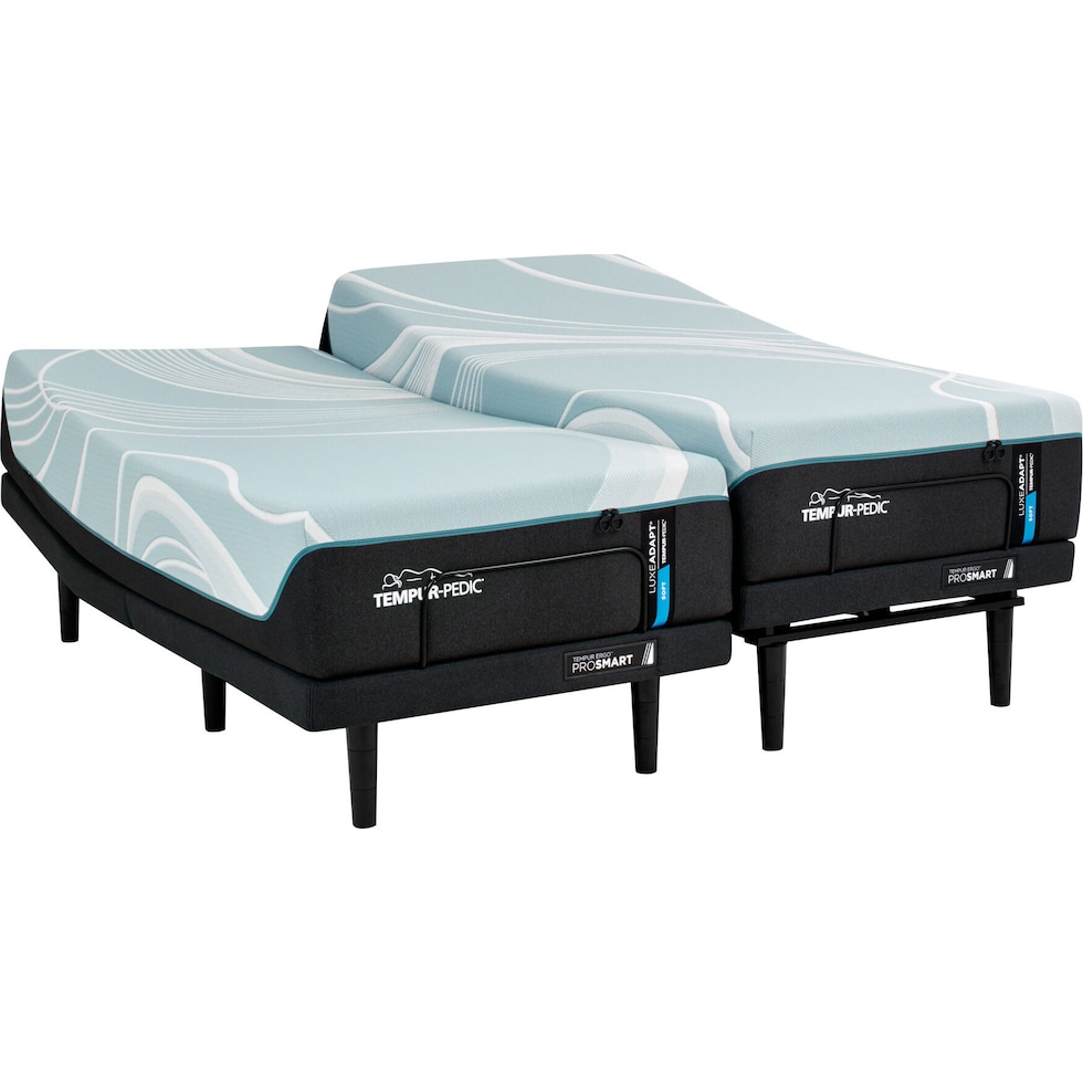 luxe adapt  white split king mattress   