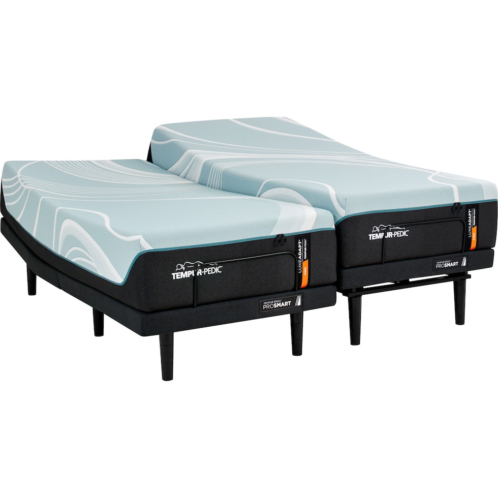 luxe adapt  white split king mattress   