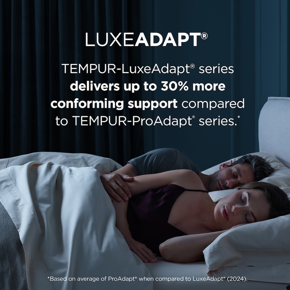 luxe adapt  white split king mattress   