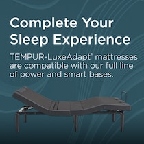 luxe adapt  white split king mattress   