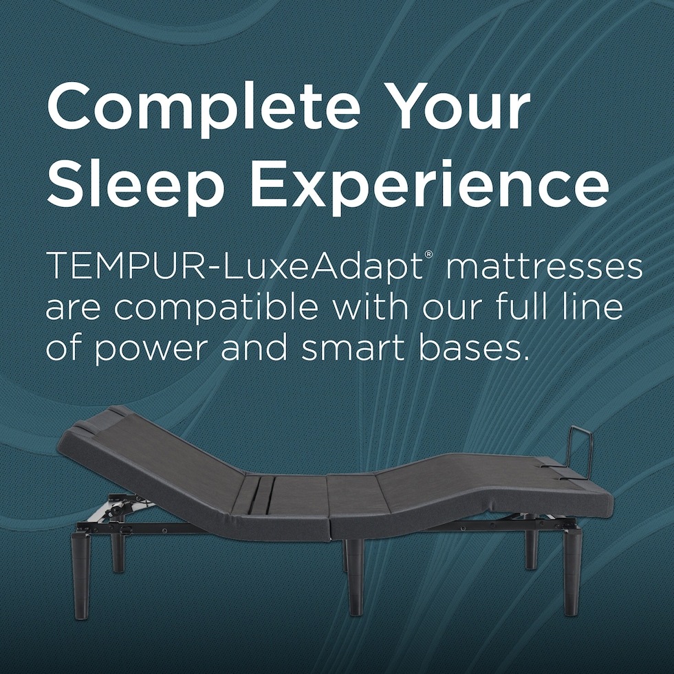luxe adapt  white split king mattress   