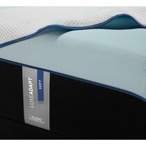 luxe adapt white california king mattress   