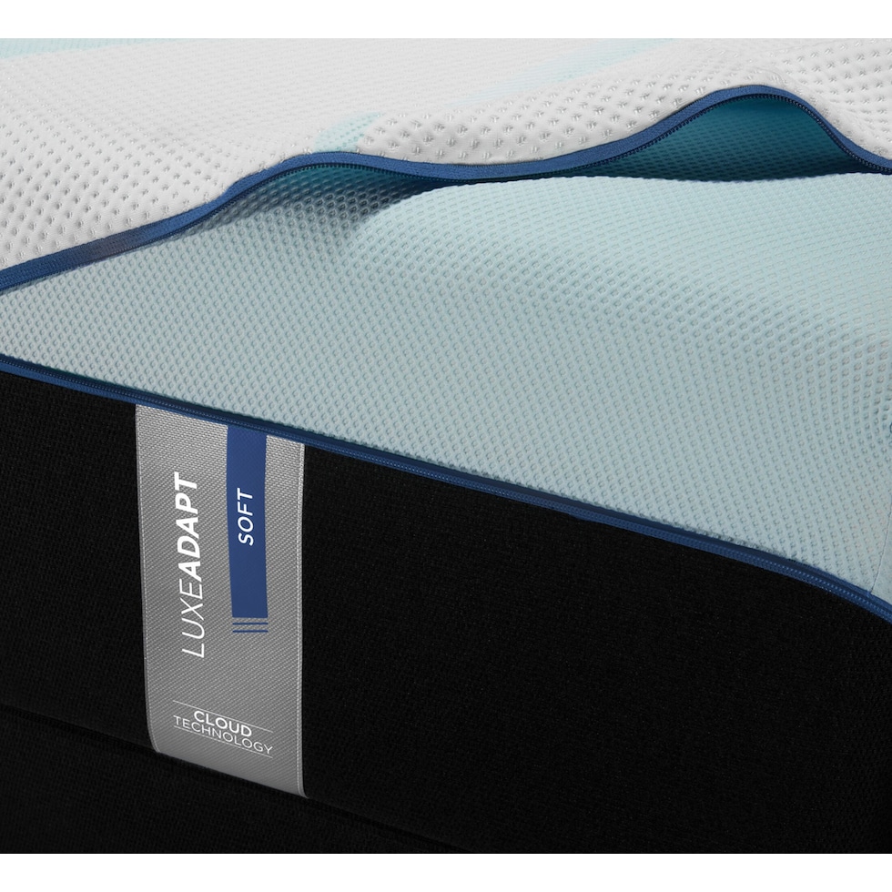luxe adapt white king mattress   