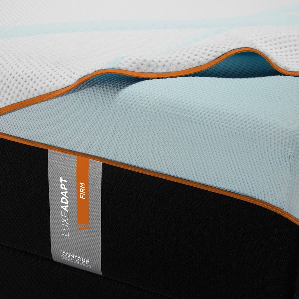 luxe adapt white queen mattress   