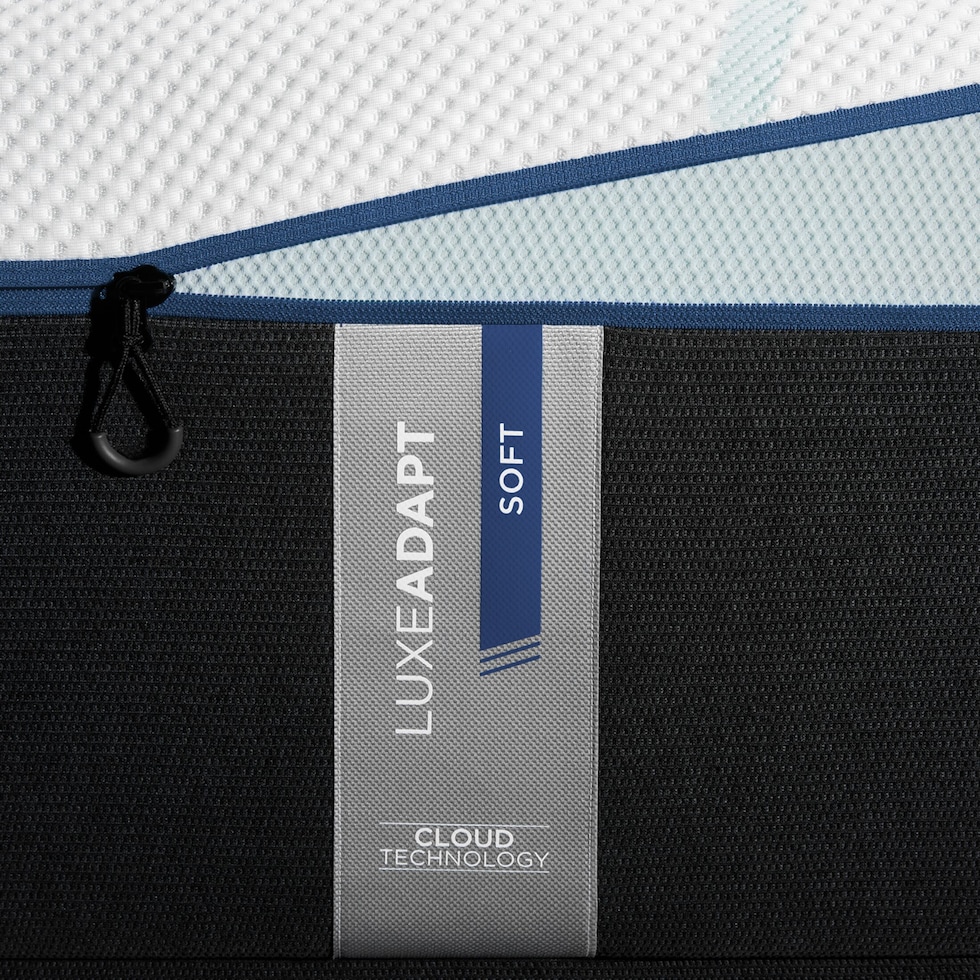 luxe adapt white queen mattress   