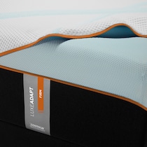 luxe adapt white queen mattress split foundation set   